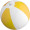 Ministrandball, bicolor, gelb
