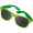 Sonnenbrille aus Kunststoff im Nerdlook, UV 400 Schutz, apfelgrün
