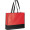 Faltbare Non Woven Einkaufstasche, 2 farbig, rot