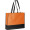 Faltbare Non Woven Einkaufstasche, 2 farbig, orange