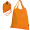 Faltbare Einkaufstasche aus Polyester, orange