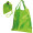 Faltbare Einkaufstasche aus Polyester, apfelgrün