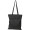 Baumwolltasche mit langen Henkeln, schwarz