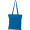 Baumwolltasche mit langen Henkeln, hellblau