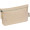 Baumwolletui mit Reißverschluss, beige