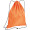 Gymbag aus recyceltem Polyester, orange