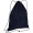 Gymbag aus recyceltem Polyester, dunkelblau