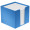 Zettelbox Recycling "Epsilon", recycling blau