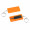 Reifenprofiltiefenmesser, schwarz, orange