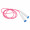 Springseil, weiß, blau, pink