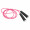 Springseil, schwarz, weiß, pink