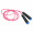 Springseil, schwarz, blau, pink