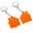 Chiphalter mit 1€-Chip "Haus", grün, orange