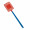 Fliegenklatsche "Rechteck", blau, rot