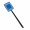 Fliegenklatsche "Rechteck", schwarz, blau