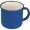 Nostalgietasse aus Keramik, 350ml RAYMOND, blau