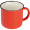 Nostalgietasse aus Keramik, 350ml RAYMOND, rot