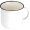 Nostalgietasse aus Keramik, 350ml RAYMOND, weiss
