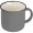 Nostalgietasse aus Keramik, 350ml RAYMOND, grau