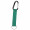 Kurz-Schlüsselband/Kurz-Lanyard "Duo", Waldgrün (ca. Pantone 342C), schwarz