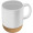Tasse mit Korkbasis, 350ml, weiss