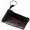CreativDesign® Schlüsseltasche "CD", schwarz, rot, grau