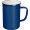 Emaille Tasse, blau