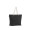 ATHENS. Strandtasche aus recycelter Baumwolle (70 %) und recyceltem Polyester (30 %) (220 g/m²), schwarz