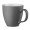 PANTHONY MAT. Becher aus Hydroglasur-Porzellan mit 450 ml Fassungsvermögen, grau