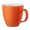 PANTHONY MAT. Becher aus Hydroglasur-Porzellan mit 450 ml Fassungsvermögen, orange