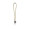WISBECH. SET Lanyard Tube Long (Ø 7 mm) mit 9 mm Schnappkarabiner und Ø 7 mm Sicherheitsverschluss, gelb hexachrome