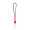 WATFORD. SET Lanyard Tube Long (Ø 7 mm) mit 9 mm Auslösekarabiner, Ø 7 mm Sicherheitsverschluss und 91 x 68 mm starrem Ausweis-/Kartenhalter, 302 - rot