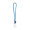 WATFORD. SET Lanyard Tube Long (Ø 7 mm) mit 9 mm Auslösekarabiner, Ø 7 mm Sicherheitsverschluss und 91 x 68 mm starrem Ausweis-/Kartenhalter, 303 - blau