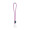 WATFORD. SET Lanyard Tube Long (Ø 7 mm) mit 9 mm Auslösekarabiner, Ø 7 mm Sicherheitsverschluss und 91 x 68 mm starrem Ausweis-/Kartenhalter, rosa hexachrome