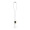 BRIDPORT. SET Lanyard NAUTIC Long (Ø 7 mm) mit 9 mm Auslösekarabiner, Ø 7 mm Sicherheitsverschluss und 91 x 68 mm starrem Ausweis-/Kartenhalter, 301 - weiß