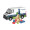 3D Präsent "Transporter" Ostern, Lindt Schokoladen-Eier und Goldhase