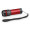 ZOOMIN. Taschenlampe aus Aluminium mit Zoomfunktion und 3 Lichtmodi, rot