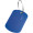 Schlüsselanhänger Metallplättchen LIESELOTTE, blau