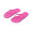 MAUPITI L / XL. Bequeme Flip-Flops mit PE-Sohle und PVC-Riemen, rosa
