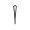 LEEDS. Lanyard aus Polyester mit Sicherheitsverschluss, schwarz