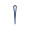 LEEDS. Lanyard aus Polyester mit Sicherheitsverschluss, blau