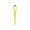 LEEDS. Lanyard aus Polyester mit Sicherheitsverschluss, gelb