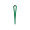 LEEDS. Lanyard aus Polyester mit Sicherheitsverschluss, grün