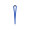 LEEDS. Lanyard aus Polyester mit Sicherheitsverschluss, königsblau