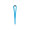 LEEDS. Lanyard aus Polyester mit Sicherheitsverschluss, hellblau