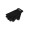 BURROW. Handschuhe aus recyceltem Polyester (100% rPET), mit Tastspitzen, schwarz