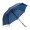 MATEO. Großer (30") Pongee-Regenschirm, blau