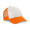 NICOLA. Mütze aus Polyester und Mesh (150 g/m²), orange