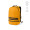 "Buenos Aires Backpack" 25L Rucksack aus rPET mit reflektierenden Frontstreifen, dunkelgelb