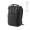"Warsaw Backpack" 20L Rucksack aus rPET mit Roll-Top- und Schnallenverschluss, schwarz
